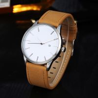 （A Decent035） Simple MinimalistFashionAuto Date Dollmasculino Montres Homme