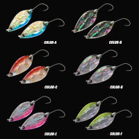 Goture 12pcslot Spoon Fishing Lure Wobbler 2.8g 4g Micro Hard Artificial Bait for Trout Freshwater Fishing