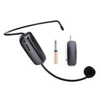 New 2 in 1 Handheld UHF Wireless Microphone Professional Head-Wear Mic Volume Amplifier for Speech Teaching Megaphones