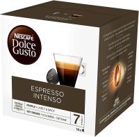 กาแฟแคปซูล เนสกาแฟ ดอลเช่กุสโต้ เอสเพรสโซ่ อินเทนโซ่ 16 แคปซูล Nescafe Dolce Gusto Espresso Intenso 16 cap.