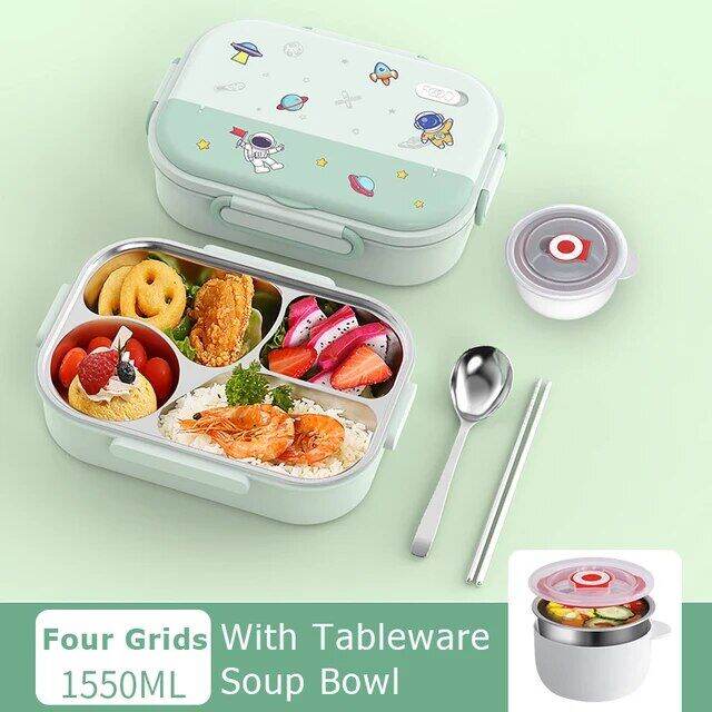 316 Stainless Steel Thermal Lunch Box Cute Kawaii Lunch Box Kids Lunch