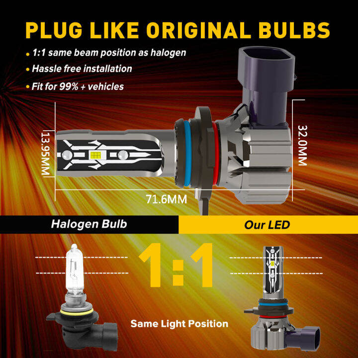 hir2-9012-canbus-ไม่มีข้อผิดพลาด-h11-h8-led-สีขาว-led-ไฟตัดหมอก-h4หลอดไฟ-led-รถขับรถวิ่งโคมไฟสำหรับ-bmw-โตโยต้า-s-koda-ฟอร์ดลดา