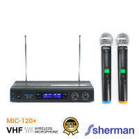 Sherman ชุดไมโครโฟนไร้สาย VHF รุ่น MIC-120 Plus