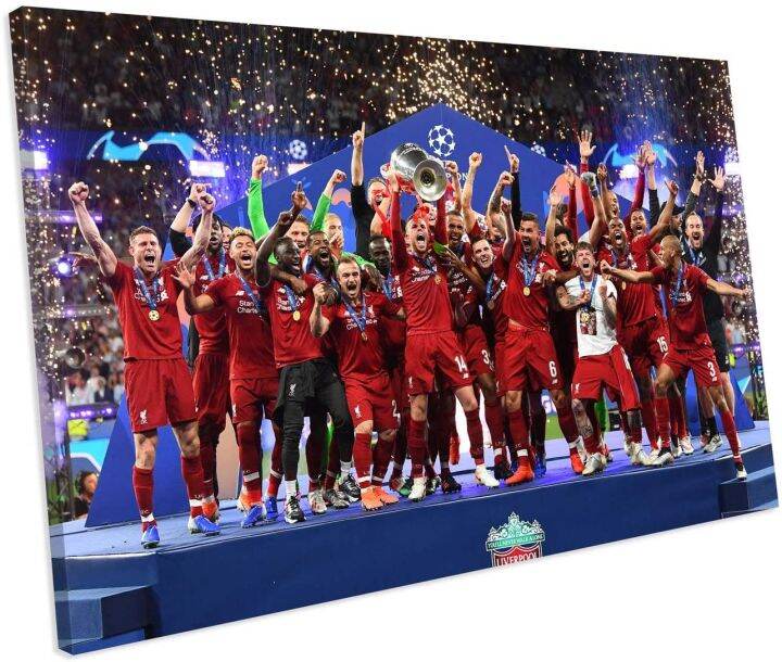 Unframe Canvas Printing Wall Art Liverpool Fc Champions League Winners