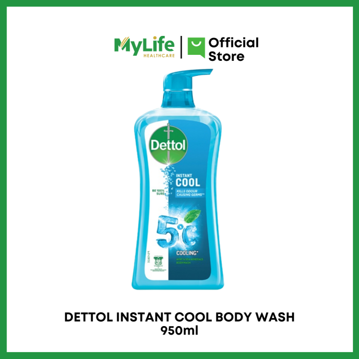 DETTOL SHOWER GEL INSTANT COOL 950ML Lazada