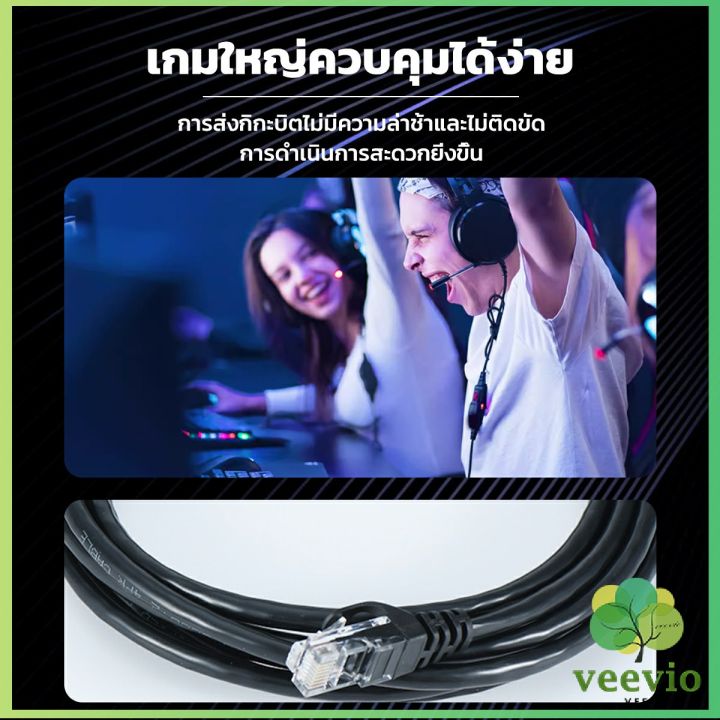 veevio-สายเคเบิล-สายแลน-lan-รองรับความถี่-1000-mbps-ความยาว-5m-10m-network-cable