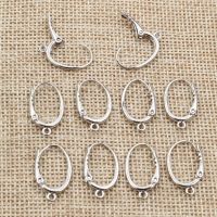 【YF】♧▨  6pcs (3pairs) 19x12mm Rhodium Plated Ear Hooks Earring Wires Jewelry Making Accessories Earrings Findings