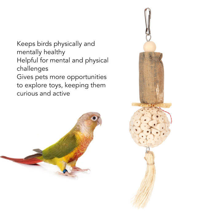 Parrot Chew Toys Relieve Boredom Sola Stick Bird Toys Interactive for