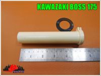 KAWAZAKI BOSS175 THROTTLE GRIP "WHITE" SET // ปลอกคันเร่ง (ไส้เร่ง) สีขาว (1 อัน) สินค้าคุณภาพดี