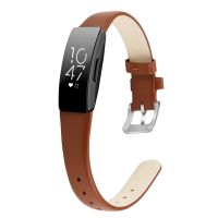 ● Zamiennik nowy pasek skórzany pasek do zegarka w formie bransolety do Fitbit Inspire/Inspire HR bransoletka Quick Release akcesoria do smartwatcha