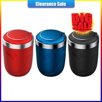 hot【DT】 Push Type Car Ashtray With Led Multifunctional Smokeless Holder Accessories Interior