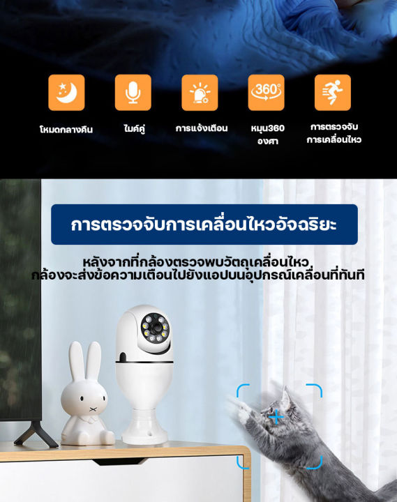 กล้องวงจรปิดไร้สาย5ล้านwifiกล้องวงจรปิดชุดกล้องวงจรปิดไร้สาย-cctvกล้องวงจรปิดอัจฉริยะกล้องวงจรปิดรักษาความปลอดภัยกล้องวงจรปิดwifi360องศา