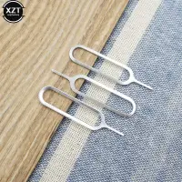 100Pcs Universal SIM Card Tray Ejector Eject Pin Removal Tool for IPhone IPad Samsung Huawei Xiaomi Stainless Steel Needle