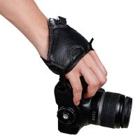 สายรัดข้อมือ SLR มือจับเข็มขัด PU สายนาฬิกาข้อมือแบบนุ่มสบายสำหรับกล้อง DSLR กล้องถ่ายวีดีโอ DV อุปกรณ์ถ่ายภาพ