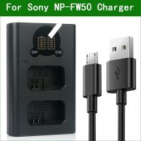 NP-FW50 NP FW50 Dual USB Battery Charger For Sony NEX 3 5 7 DSC-RX10 II III A7 A7R A7S A3000 A6000 A7000 ZV-E10 ZV-E10L A5000