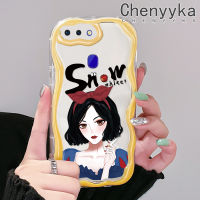 เคส Chenyyka สำหรับ OPPO R17 R15 Pro เคสลายเด็กผู้หญิงสีขาวหิมะสวยเคสมือถือกันกระแทกแบบใสนิ่มเคสโปร่งใสลายกล้องถ่ายรูปฝาครอบป้องกันซิลิกาเจล