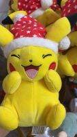 ตุ๊กตาผ้ากำมะหยี่ฮาโลวีนฟักทอง Bulbasaur Pikachu ใหม่