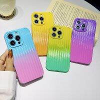 เคสนิ่มมีกากเพชร TPU สีไล่ระดับสีสำหรับ iPhone 14 14Pro สูงสุด13 Pro 12 Pro 11เคสฝาครอบป้องกัน3มิติ