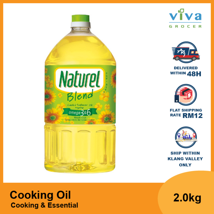 Natural Sunflower Cooking Oil 2kg Lazada