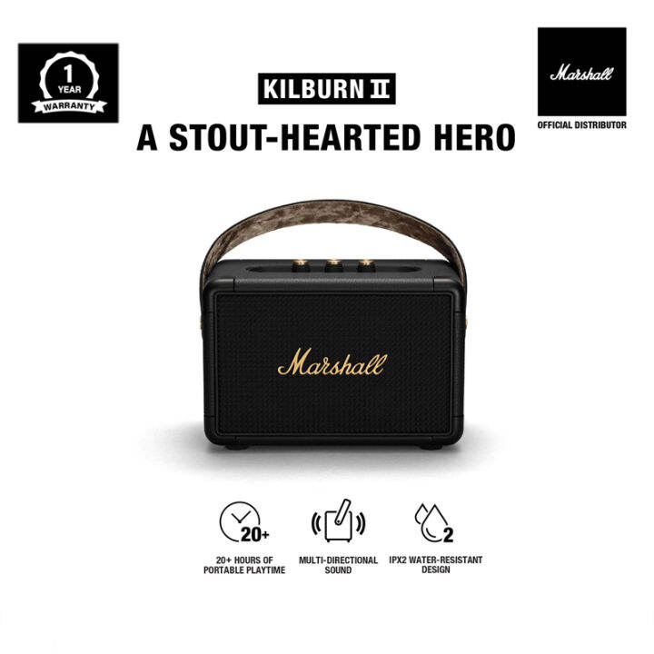 Marshall Kilburn II Wireless Speaker Bluetooth Portable Bluetooth Speaker Computer Speakers