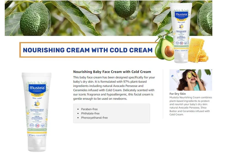 Nourishing Cream With Cold Cream - Baby Face Cream