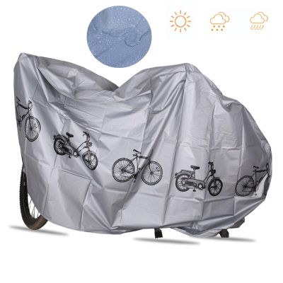 Bicycle Cover Bike Rain Cover PEVA 100x200cm Dust Cover Sun Protection Sunshade MTB Mountain Bike Motorcycle All Seasons Adhesives Tape