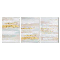 Abstract Gold Foil Line Art Paintings 100 Handmade Acrylic Canvas Modern Wall Decor Art Newest Wall Unframe Decor Oil Painting