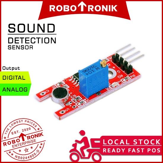 Sound Detector Sensor Module W Amplifier Lm393 Lazada 1550