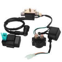 1เซ็ตรถจักรยานยนต์รีเลย์ Solenoid รถ A คอยล์จุดระเบิด CDI สำหรับจีน Quad สำหรับ Kazuma สำหรับ Taotao 50cc 70 90 110cc 125cc