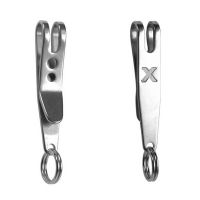 Stainless Steel Ring Carabiner EDC Bag Suspension Clip with Key Outdoor Quicklink Tool 1PC