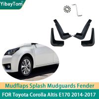 4 pieces Front amp; Rear Mudflaps Splash Mud Guard Mud Flaps Mudguards Fender For Toyota Corolla Altis E170 2014 2017 Accessories