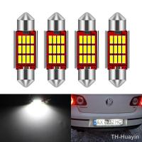 4ชิ้นไม่มีข้อผิดพลาด Festoon 36มม. หลอดไฟ LED C5W 4014 SMD โคมไฟป้ายทะเบียนรถยนต์ไฟสำหรับโฟล์คสวาเกนพาสสาท B6 B5กอล์ฟ3 4 5 6 Jetta