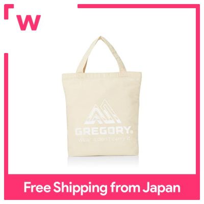 [Gregory] Totes Cotton Canvas Tote โลโก้สีขาว