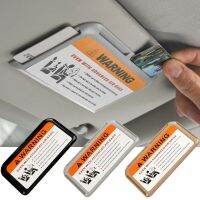 ✿ஐ♘ Car Card Clip Sun Visor Organizer Temporary Parking Card Holder Dash Board Paste Mount Auto Interior Storage Stowing Tidying