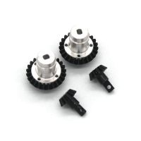 Axle Gear for 1/24 FMS FCX24 Metal Steel Front and Rear RC Crawler Car Upgrade Parts Accessories Silver
