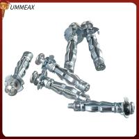 UMMEAX 20pcs เหล็กชุบสังกะสี ตัวยึดผนังกลวง เงินสีเงิน M4x32mm ชุดสกรูเกลียวมอลลี่ ทนทานสำหรับงานหนัก ไดรฟ์แบบกลวง Drywall, ปูนปลาสเตอร์, กระเบื้อง