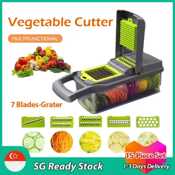 Multi Mandoline Vegetable Slicer Peeler Grater Vegetables Cutter Tools With  5 Blades Carrot Cutter Chopper Kitchen Accessories