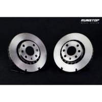 RUNSTOP รันสตอป brake disc จานเบรคหน้า เบรก แบบเรียบ ขนาดเดิม255 DAEWOO รุ่น ESPERO ราคาต่อคู่