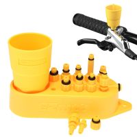 ۩◄ Bicycle Hydraulic Disc Brake Bleed Kit Tool MTB Road Bike Brake Repair Tool for MTB Road Bike Oiling Tool Connector Set Cycling