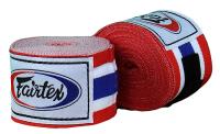 แฟร์เท็คซ์ ผ้าพันมือนักมวย ผ้าพันมือมวย ลายธงชาติ Fairtex HW2 Hand Wraps Muay Thai Boxing Thai Flag