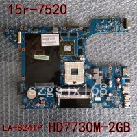 qcl00 LA-8241P Original motherboard for Dell Inspiron15R 7520 laptop motherboard GPU hd 7730m 2GB