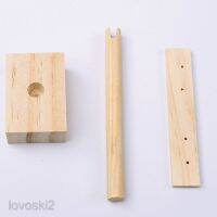 4 Holes Unpainted Plain Wooden Earrings Jewellery Display Holder T Bar Stand
