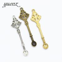 YuenZ 6pcs 3 colour Charms Spoon Antique silver Plated Pendants alloy Jewelry Making DIY Handmade Craft 60*15mm J387 DIY accessories and others