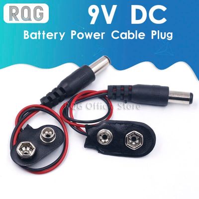 9V DC Battery Power Cable Plug Clip Barrel Jack Connector for Arduino DIY I T type  Wires Leads Adapters