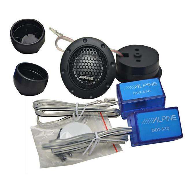 2X ALPINE DDT-S30รถสเตอริโอลำโพงโดม Balanced ทวีตเตอร์รถ180W รถเสียงผ้า ...