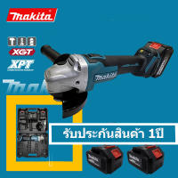 Makita หินเจียรไฟฟ้า เครื่องเจียรไฟฟ้า เครื่องเจียรแบบชาร์จไฟได้ แบตเตอรี่ลิเธียมในครัวเรือน บดและตัด 48v ขัดแท้แบบไม่มีแปรง