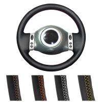 【YF】 Car Steering Wheel Cover For Mini Coupe 2001-2006 R50 R53 R60 Leather Wrap