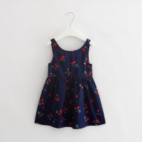 Summer Sweet Baby Kids Girl Floral Pattern Cotton Dress