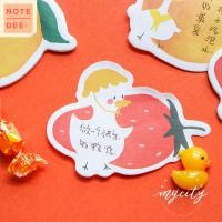 พร้อมส่งในไทย ? Fruit Land ? กระดาษโน๊ตกาว สไตล์เกาหลี น่ารัก กระดาษโน๊ต มีกาว Sticky Note