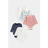 ชุดบอดี้สูทเด็ก Mothercare Penguins Long-Sleeved Bodysuits - 5 Pack CD323